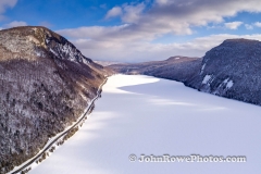 Lake Willoughby Vermont Road March 2020