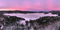 Island Pond Sunrise Panorama 12/30/20