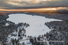 Newark Pond Winter Sunset 1/4/21