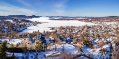 Newport, Vermont Winter Panorama