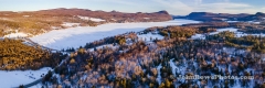 Lake Willoughby From North End Panorama