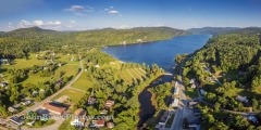 Crystal Lake - Barton Vermont Panorama