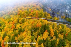 Conway Scenic Rail Road in Crawford Notch, NH In To The Trees