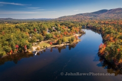 Looking Down River Toward The Dam