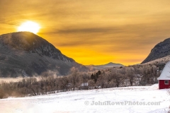 Sun Rising Above Lake Willoughby December, 2019